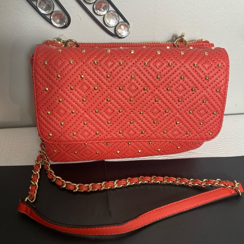 I.N.C. International Concepts Double Crossbody, Orange - Picture 2 of 9